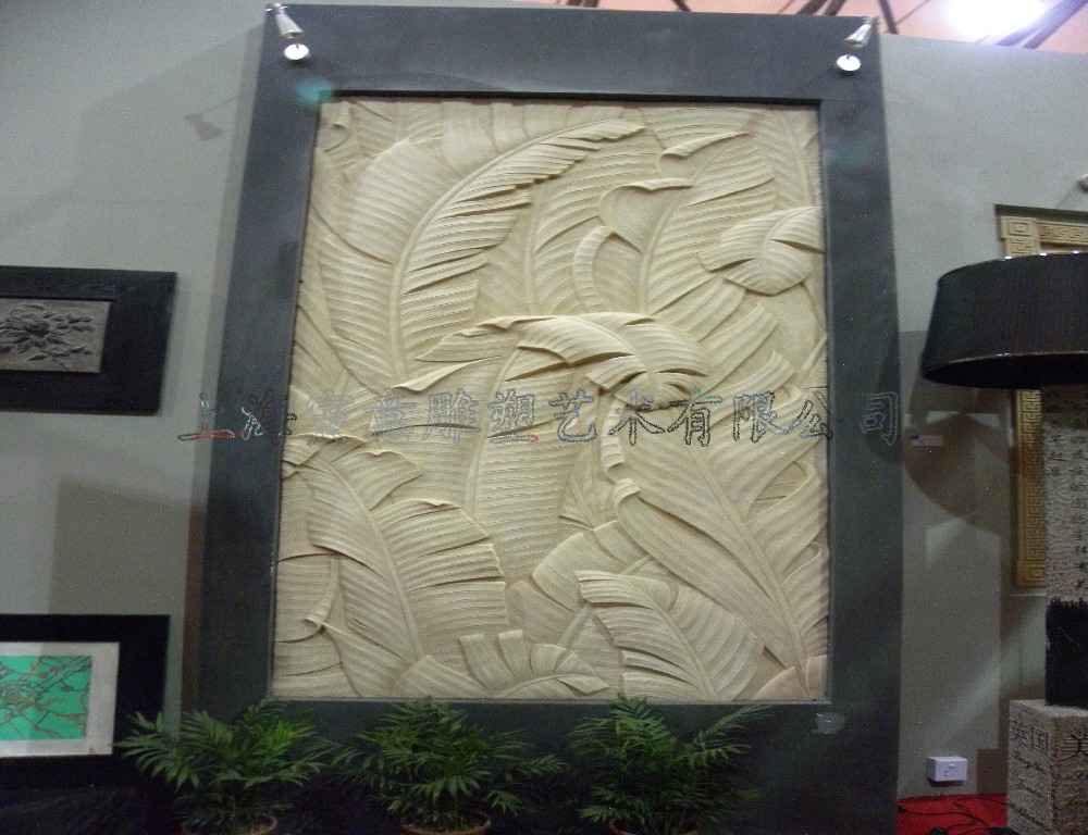2009国际建材展展厅图-16-砂岩雕塑